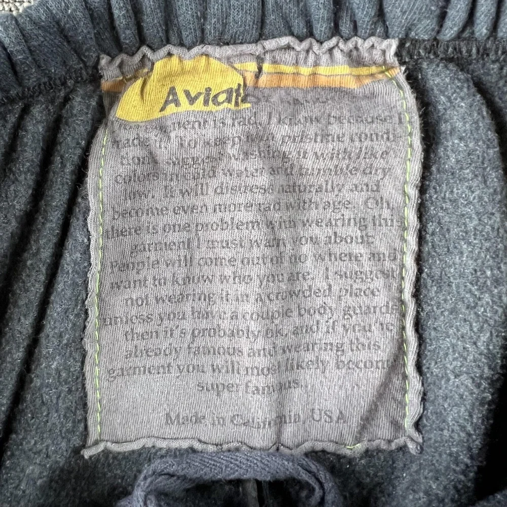 Aviator Nation Sweatpants Womens Small Gray Rainbow Stripe Fleece‎ Jogger Pants